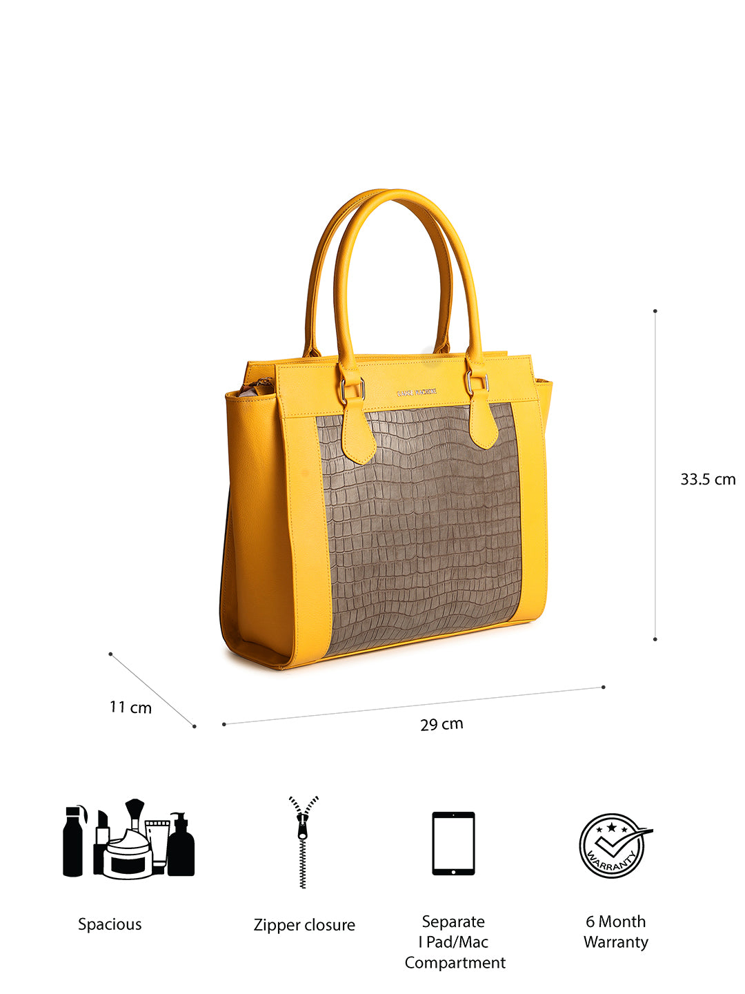 Yellow Adore Tote Bag