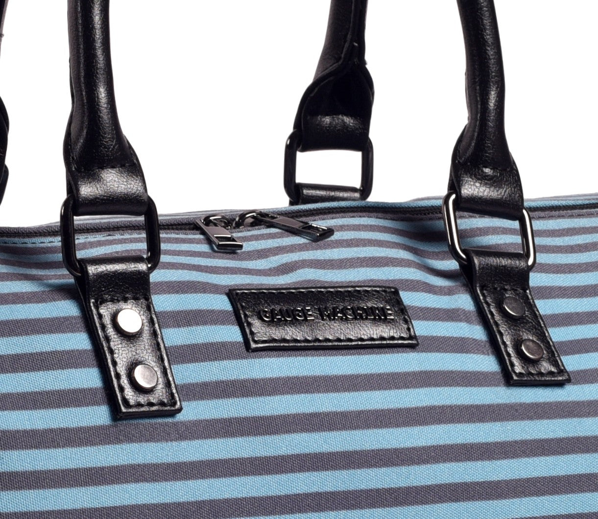 Gauge Machine Blue Stripped Beach Duffle Bag
