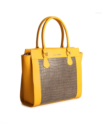Yellow Adore Tote Bag