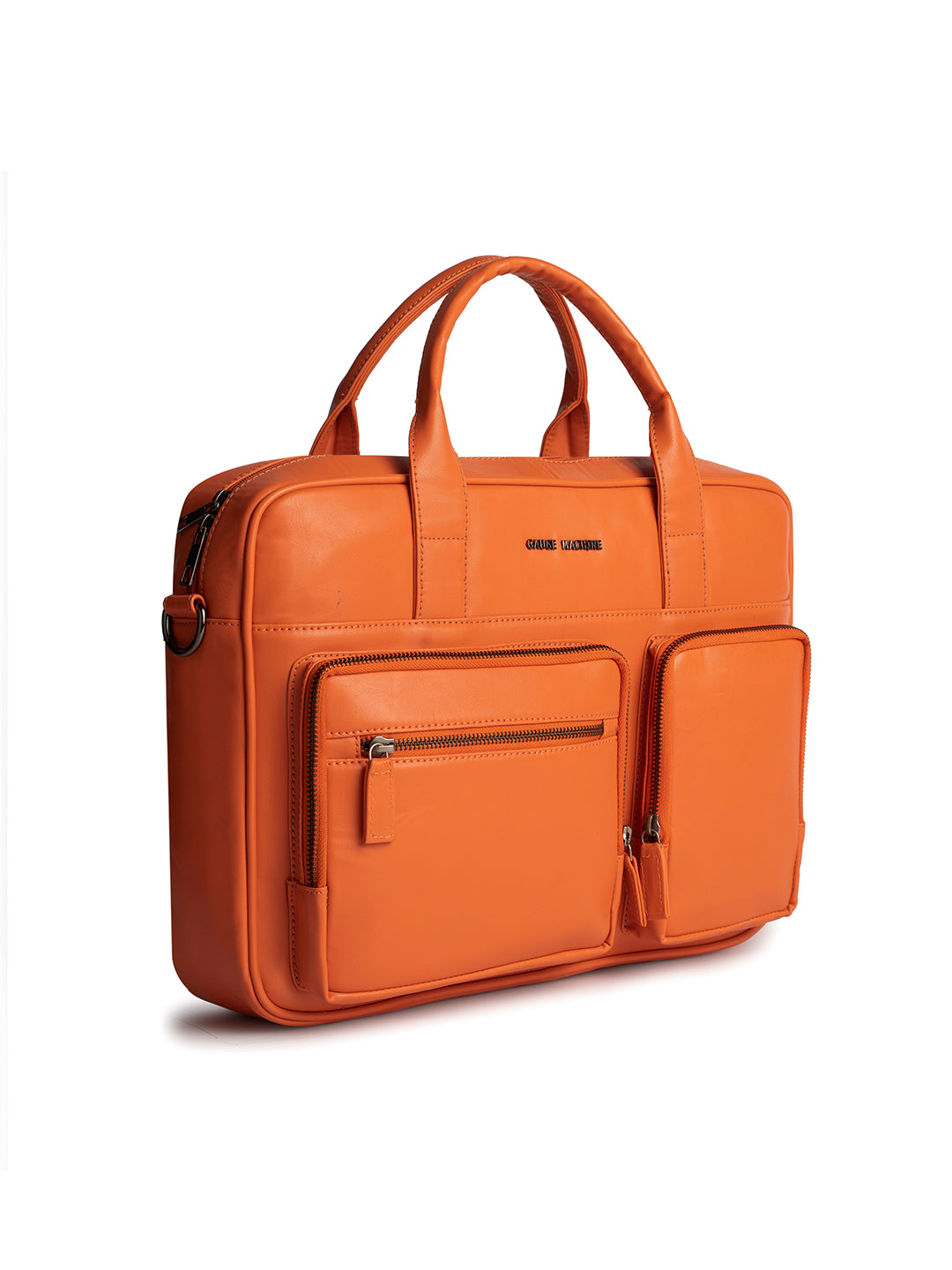 Gauge Machine 16" Orange Laptop Bag with Detachable Strap