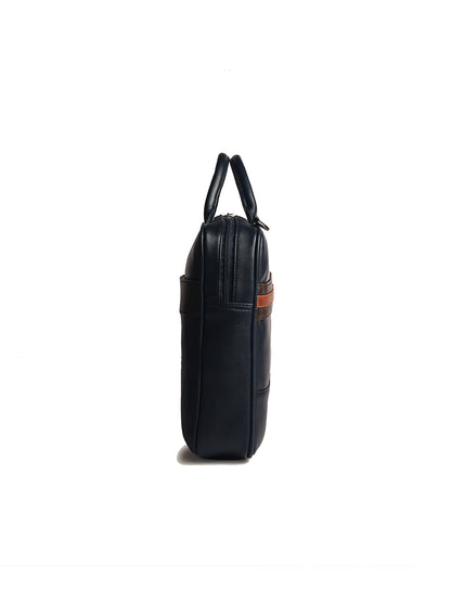 Gauge Machine 16" Navy Appointee Laptop Bag with Detachable Strap