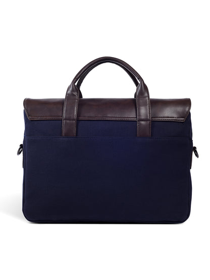 Gauge Machine 16" Navy Laptop Bag with Detachable Strap