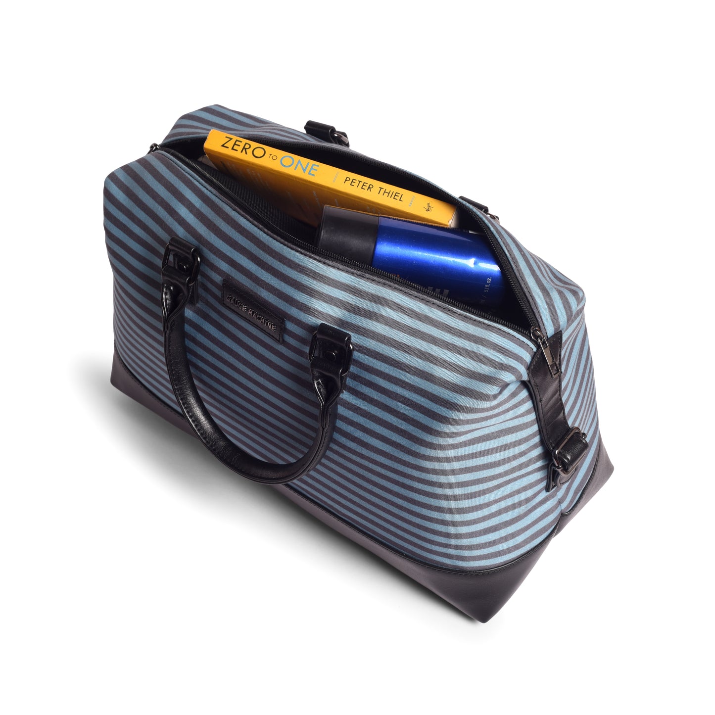Gauge Machine Blue Stripped Beach Duffle Bag
