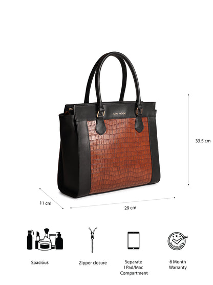 Black Adore Tote Bag