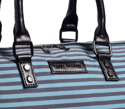 Gauge Machine Blue Stripped Beach Duffle Bag