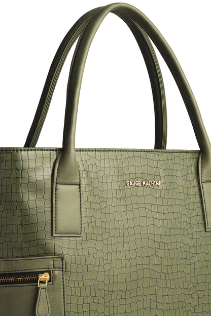 Gauge Machine Divine Dynasty green Tote Bag