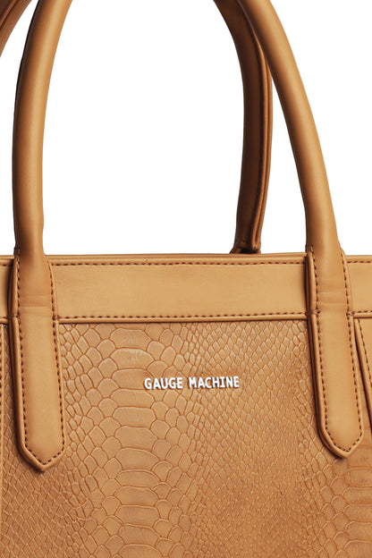 Gauge Machine Majestic Beige Grace Tote Bag