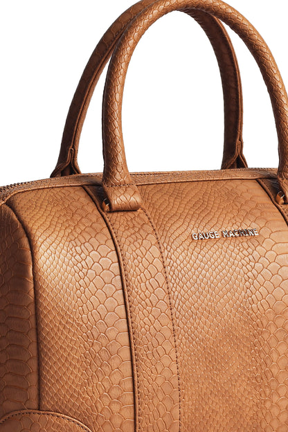 Gauge Machine Beige Lounge Bowling Handbag Bag