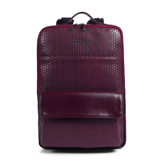 Gauge Machine Wine-Weave Backpack