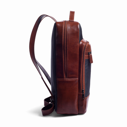 Gauge Machine Tailored Brown Backpack