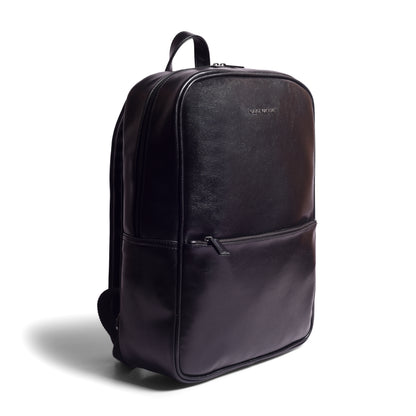 Gauge Machine Black Backpack with Front Pocket