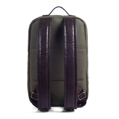 Gauge Machine Olive Backpack with Front Sleeve