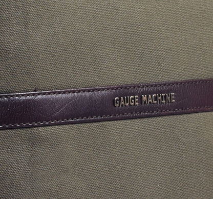 Gauge Machine Olive Backpack with Front Sleeve