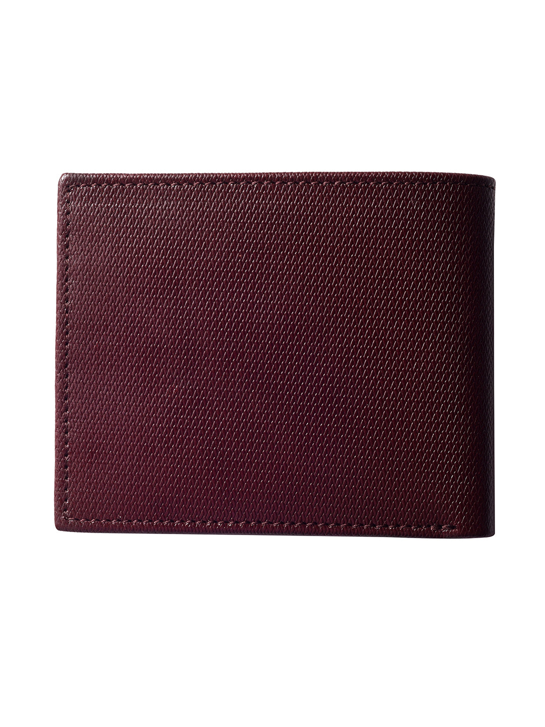 Brown Honeycomb Textured Bi-fold  wallet