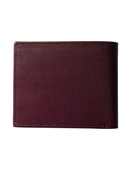 Brown Honeycomb Textured Bi-fold  wallet