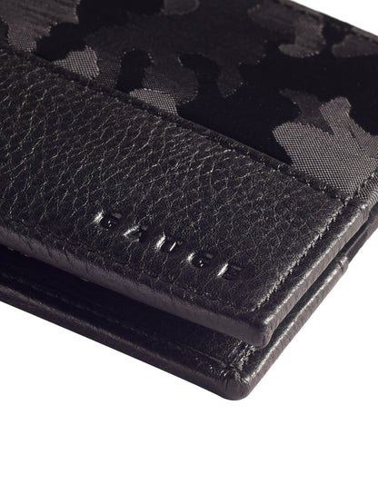 Black Camouflage Bi-fold  wallet